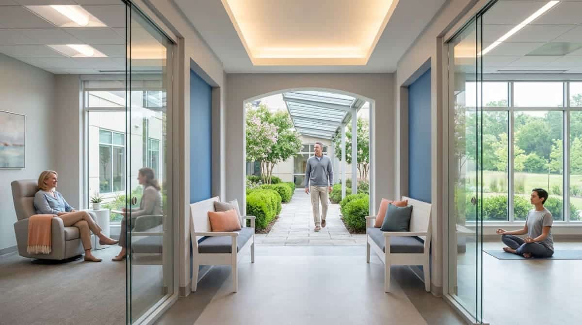 Illustration representing From Detox Through Aftercare Planning